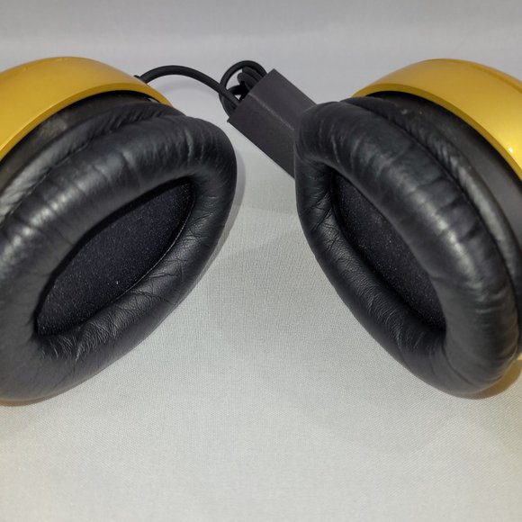 Headphones Soul by Ludacris SL300 Gold Earphones Stereo Studio Headset - Picture 4 of 4